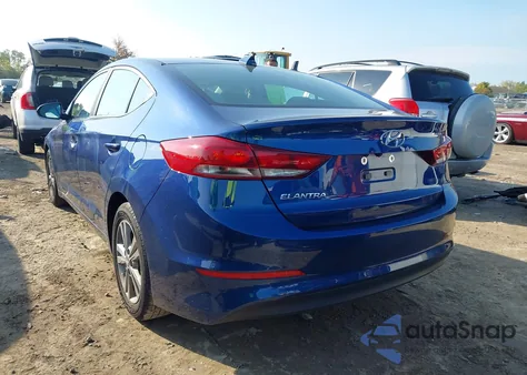 2018 Hyundai Elantra Sel from USA, damaged, VIN 5NPD84LF4JH278096